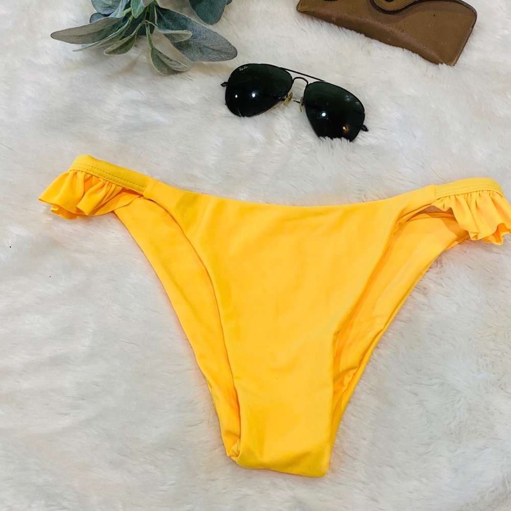 New!  Yellow Bikini Bottoms Large